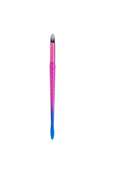 SHOPIENS Eyeshadow Application Brush Corp Mermaid Fuchsia Blue 17.5cm