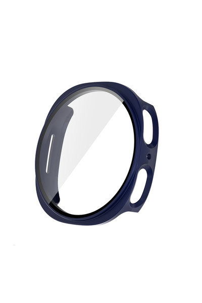 UnDePlus Samsung Galaxy Watch 8 40mm Sert PC Kasa ve Ekran Koruyucu 14 Lacivert