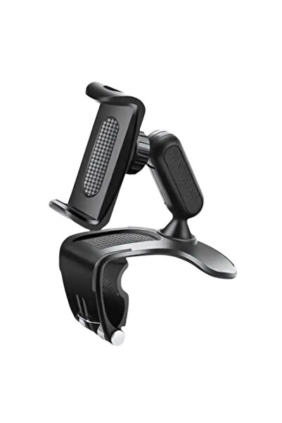 cribeau Suport auto pentru telefon pentru bord și oglinda retrovizoare, prindere sigură, rotație la 360°, compatibil cu Sm