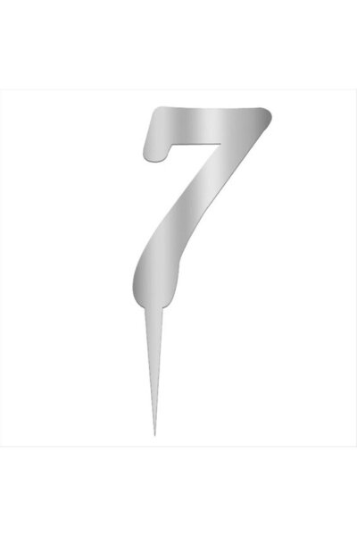 TakÇalıştır كعكة أرقام فضية اللون وكعكة بليكسي