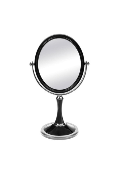 SHOPIENS ® Oglindă cosmetică ovală cu două fețe, simplă și cu mărire x2