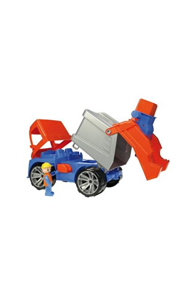 LENA Camion de gunoi cu figurina, Lena, Truxx, Plastic, 30 cm, Multicolor