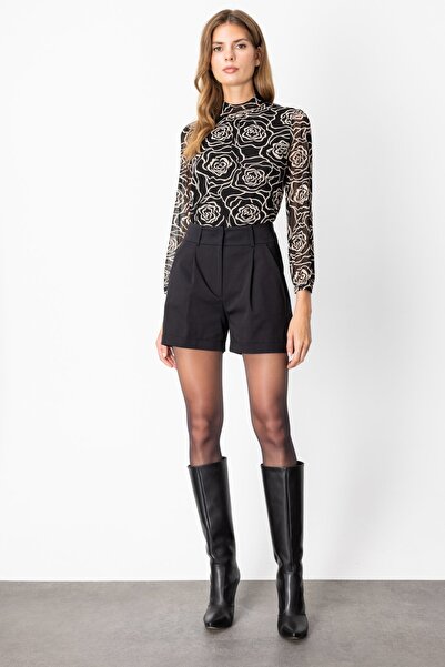 Mi Pret a Porter Mi Pileli Duble Paça Şort