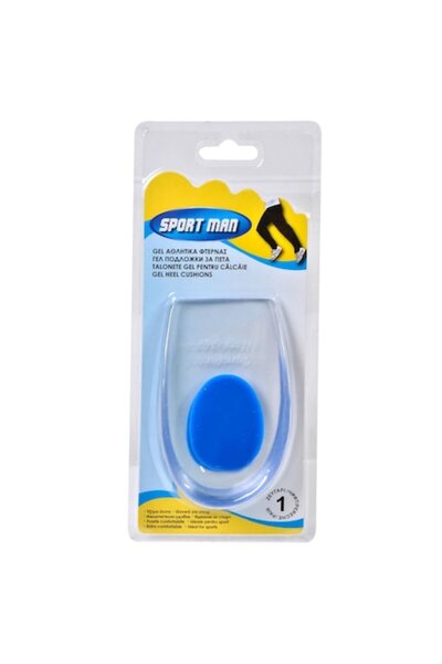 MYONNA IT & E- COMMERCE Branturi interioare cu gel pentru călcâi, sport pentru bărbați, absorbție a șocurilor, 2 bucăți