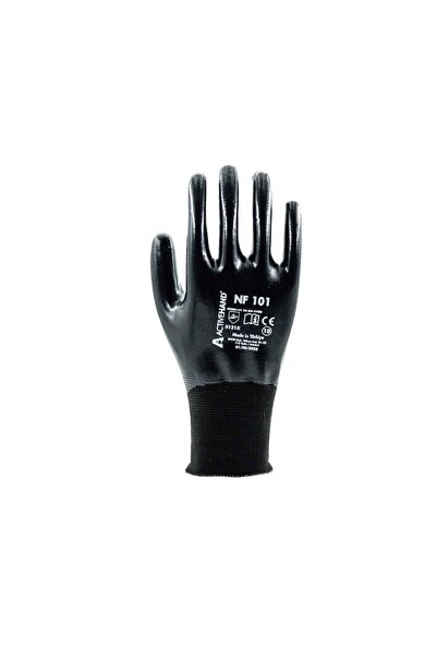 ACTIVEHAND Tam Nitril Kaplı Polyester Eldiven NF 101 SY/SY NO:10