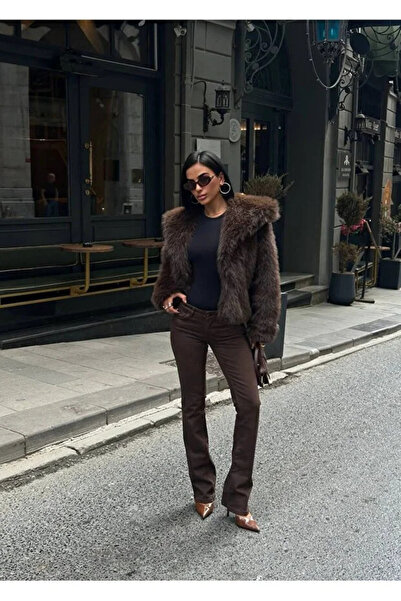 Velista Дамско палто с подплата от кожа