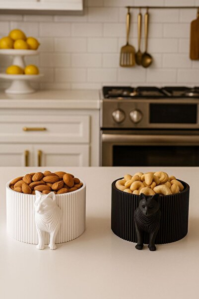 oraychess Hayvan Figürlü Çerezlikler – Kedi Tasarımı