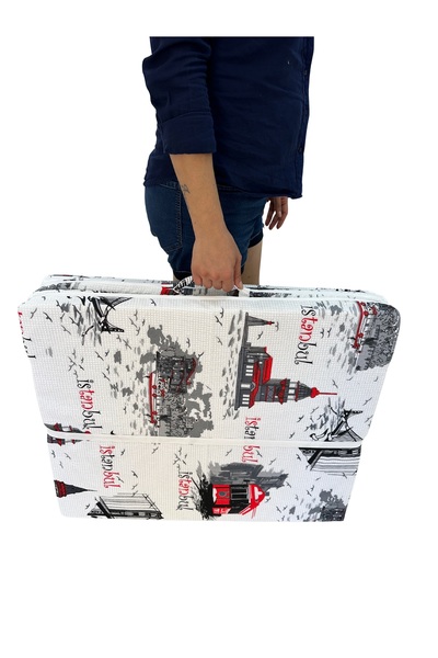 Vip Home Concept Market Ürünleri Katlanır Yer Yatağı Ve Tek Kişilik Sünger Katlanır Minder Yatak 70x180x6 cm-İSTANBUL