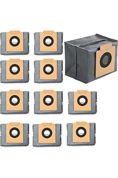 Generic 10 Pack Replacement Dust Bags for Eufy Clean X8 Pro / X10 Pro Omni, Self-Empty Station Vacuum Bag, A