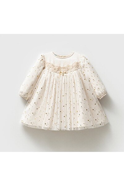 Momercy Heart Gilded Tulle Baby Girl Special Occasion Dress