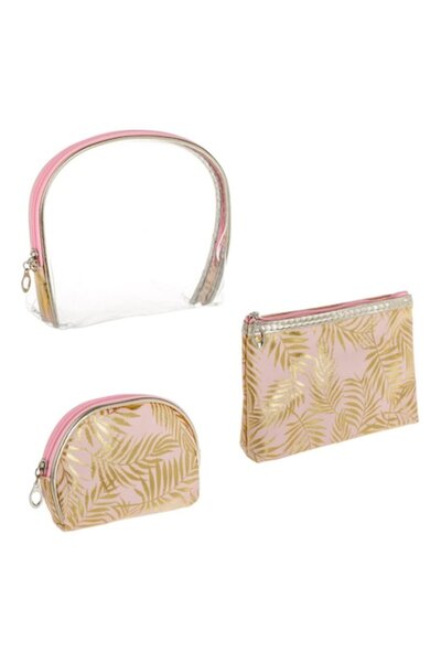 SHOPIENS Σετ 3 portfarduri de vara Shopiens®, unul transparent si doua cu mod...