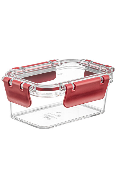 Evvano 3 Pieces Acrylic Storage Container Vacuum Rectangular Food Legume Container - 900 ml