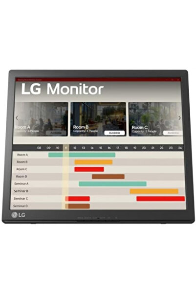 LG Touch 17BR30T-B LED Monitor, 17 Inches, 75 Hz, 5 ms, USB, VGA, Black