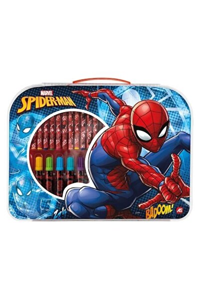 SHOPIENS Set Pictura Art Case Spiderman, 34 Piese, Creioane, Carioci si Acces...