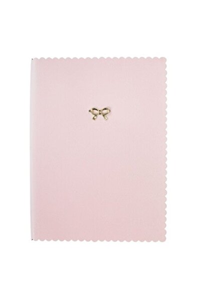 SHOPIENS Carnetel Notite Agenda A5 80 File Dictando Coperta PU Roz cu Funda Aurie si Semn