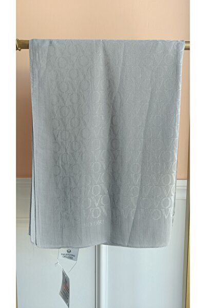 Valentino Orlandi Jakarlı Monogram Şal