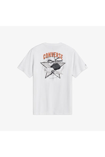 Converse x Naruto Unisex Beyaz T-Shirt