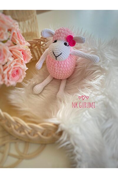 NK GURUMİ Amigurumi Pembe Sevimli Kuzu