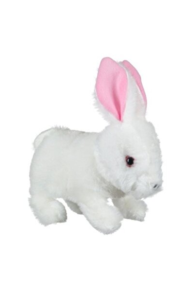 SHOPIENS Interactive Plush Bunny Shopiens® with Movement and Sound, White, 13 cm