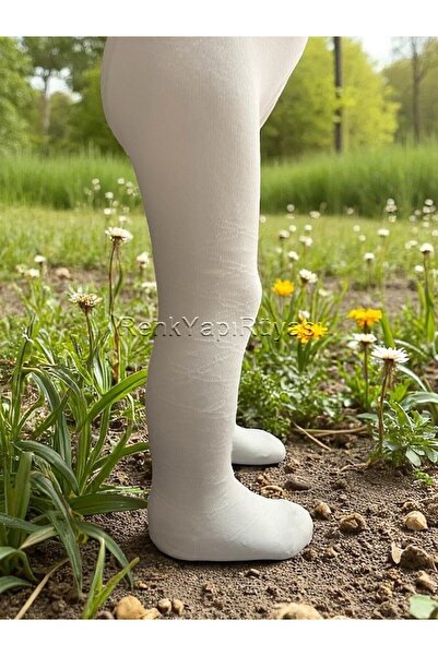 RENK YAPI RÜYASI 80% Cotton Self-Patterned Girls' Tights High Quality Girls' Tights