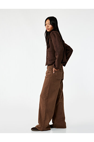 Koton Kadın Kanvas Pantolon 6WAL40028MW