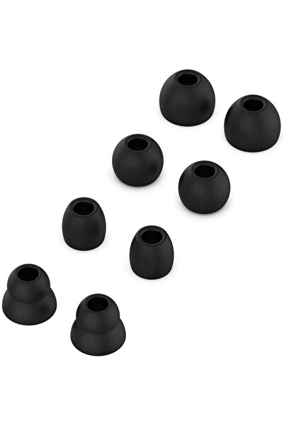 PadForce Set de 4 perechi de dopuri de urechi pentru căștile Beats Powerbeats, BeatsX, urBeats, Tour, Flex - Negre