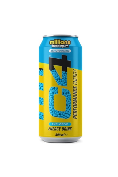 Cellucor مشروب الطاقة الغازي الأصلي C4، بنكهة علكة الملايين، 500 مل