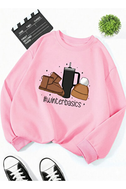 Velostra Hanorac pentru femei Winter basic s cu imprimeu 3 İp İçi Şa cu căptu...