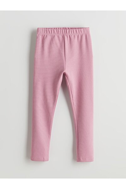 LC Waikiki Lcw Kidsekru Printed Thick Girls' Sweatshirt and Leggings 2-Piece Set