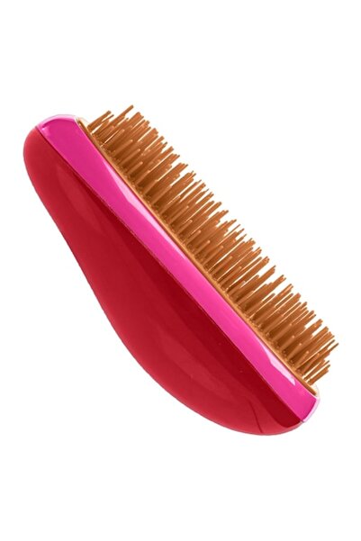 SHOPIENS Οβάλ ροζ βούρτσα μαλλιών Shopiens για ξεμπέρδεμα, 12 εκ.