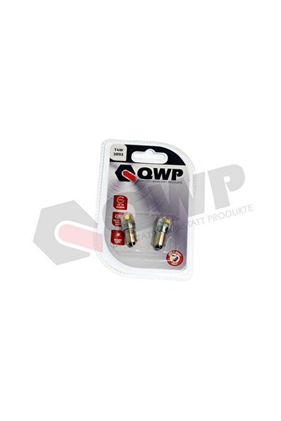 QWP Set de 2 becuri LED T4W 12V 0,8W BA9s AMBER - Model WBL T4W 12V