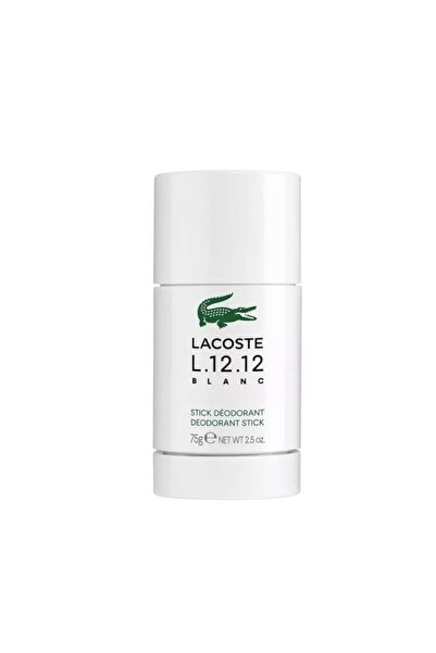 Lacoste Lacoste, Eau de L.12.12 Blanc, 24h Protection, Deodorant Stick, For Men, 75 g