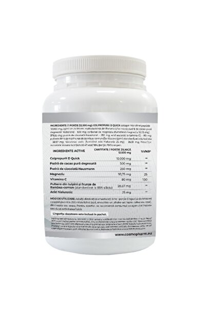 Cosmo Pharm MATRIX COLLAGEN POWDER 10.000 MG – Hydrolyzed Collagen Peptides