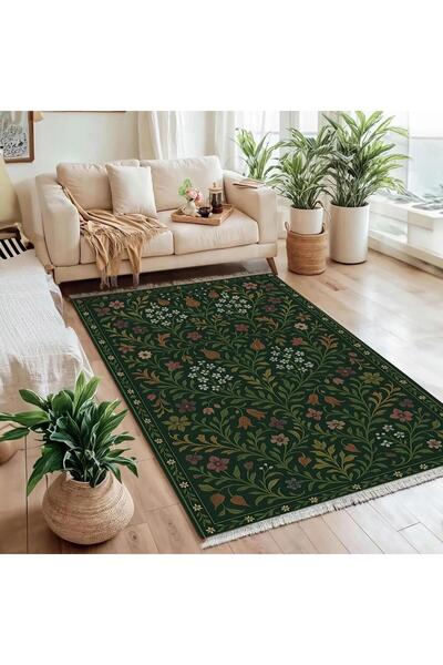 Markaev Gizemli Orman Vintage Dokuma Taban Halı 387 YNG