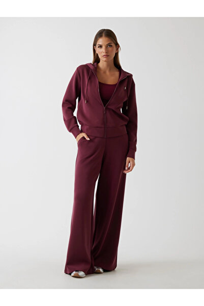 Guess Olympe Kadın Mor Aktif Palazzo Fit Modal Karışımlı Scuba Eşofman Altı V4YB07KCAY2-G4P2