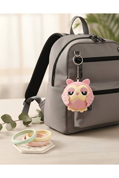 Şirin Peluş Baykuş Anahtarlık – Sevimli Tasarım