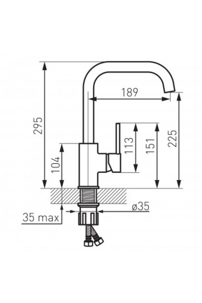 FERRO FREYA - baterie stativa bucatarie