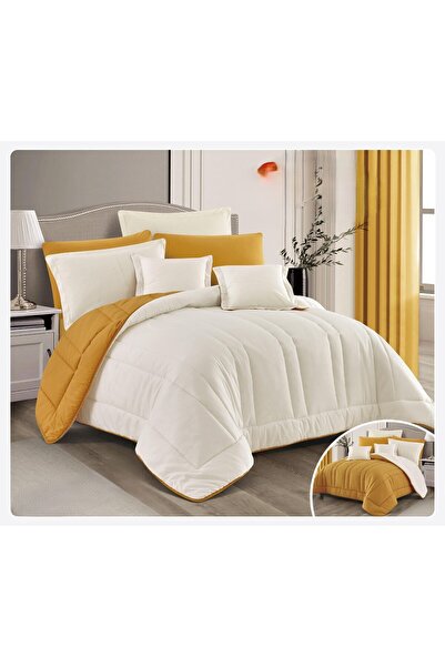 SNOOZYL Plain double hotel bed sheet with microfiber filling for hotel comfort
