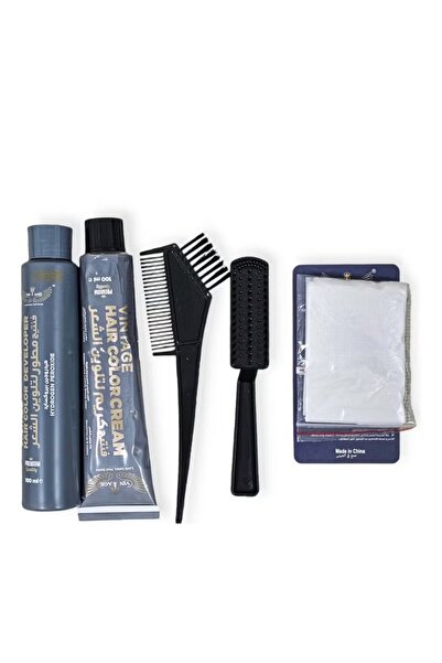 Vintage Vintage 10 in 1 Hair Colour Cream Non-Staining - Black