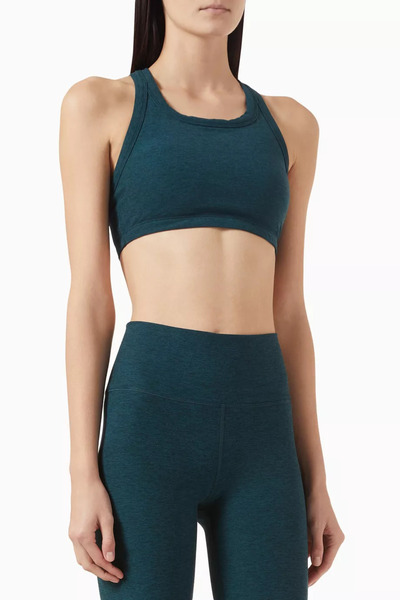Vuori Elevation Racer Stretchy Mesh Bra, Comfortable & Supportive, Pilates an...