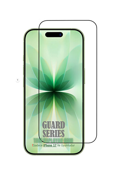 Evax (Guard Tam) iPhone 17 Uyumlu Tam Kaplayan Guard Serisi Temperli Cam Ekra...