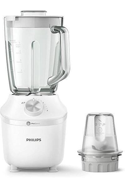 Generic Philips 3000 Series Blender - 600W, 2L Capacity, Glass Jar, ProBlend System, 2 Speed Setting + Pluse