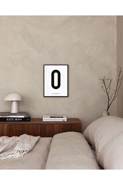 Thetic My Letter O - Modern Aesthetic Frameless Premium Wall Poster