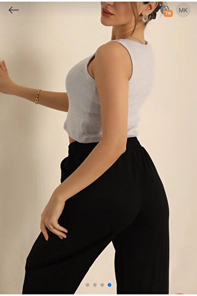 mikam Adult Crop Gray Color Quality Lycra