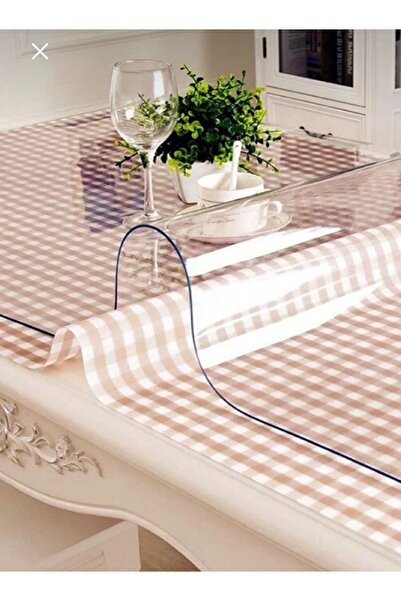 Egeçeyiz Home Transparent 2.0 mm Thick Pvc Tablecloth Table Protector