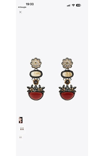 Bo Takı ve Aksesuar Çiçek küpe