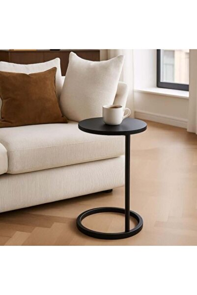 terndat Modern Design Black Iron Service Table