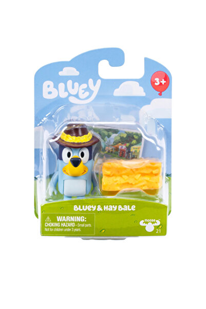 TOYFEST BLUEY ORİJİNAL TEKLİ FİGÜR-BLUEY&HAY BALE