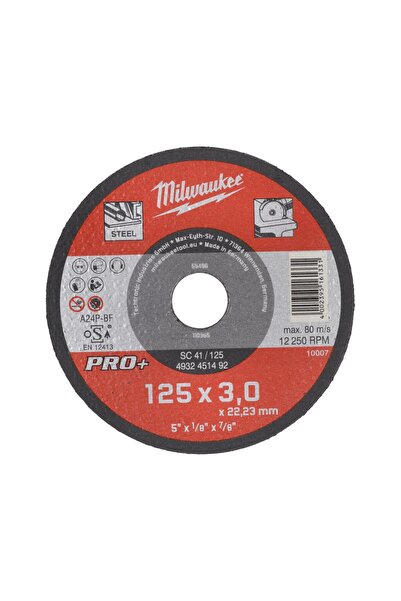 Milwaukee Disc de tăiere metal, 125x3 mm, SC41 PRO+ / 1 bucată