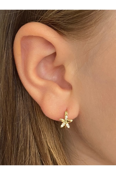 Lucios Vip çiçek çocuk küpesi ( 4-9 yaş için uygundur.)